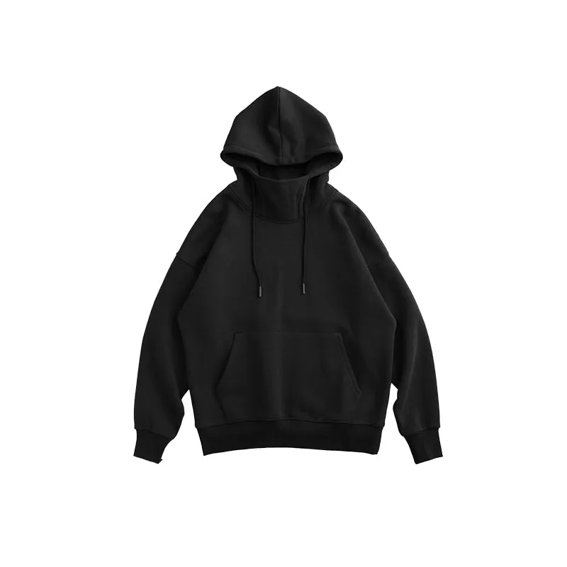Men's Thick Fleece Tracksuit with High Collar