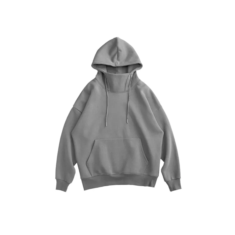 Men's Thick Fleece Tracksuit with High Collar