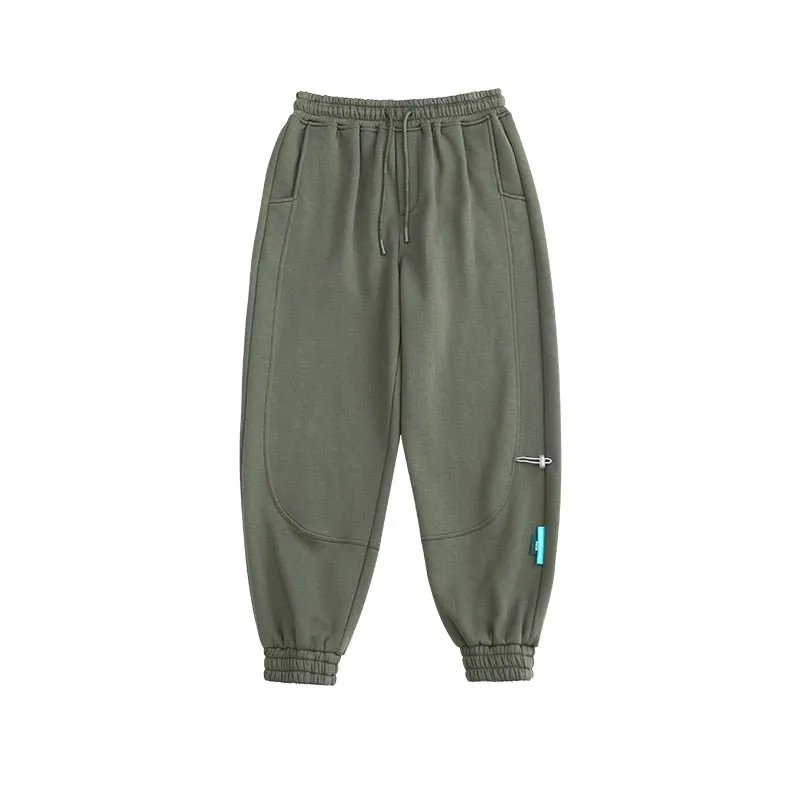 Men's Thick Fleece Tracksuit with High Collar