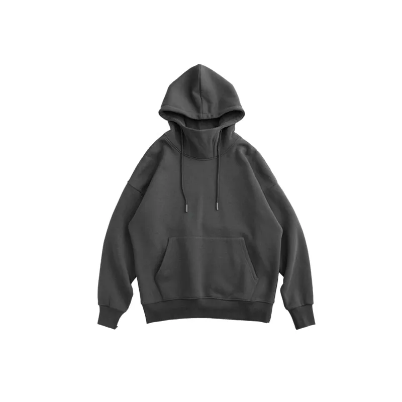 Men's Thick Fleece Tracksuit with High Collar