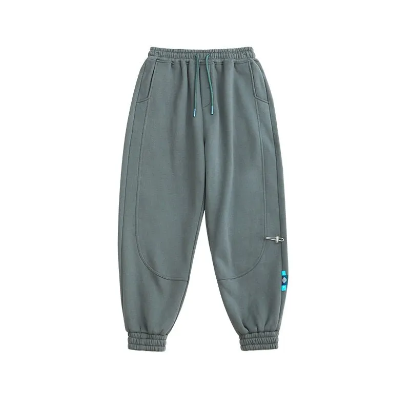 Men's Thick Fleece Tracksuit with High Collar