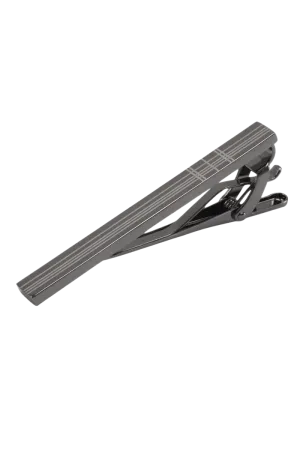 Men's Vertical Stripes Pattern Tie Bar