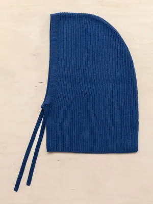 Merino hood in navy
