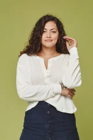 Mesa Cropped Thermal Henley
