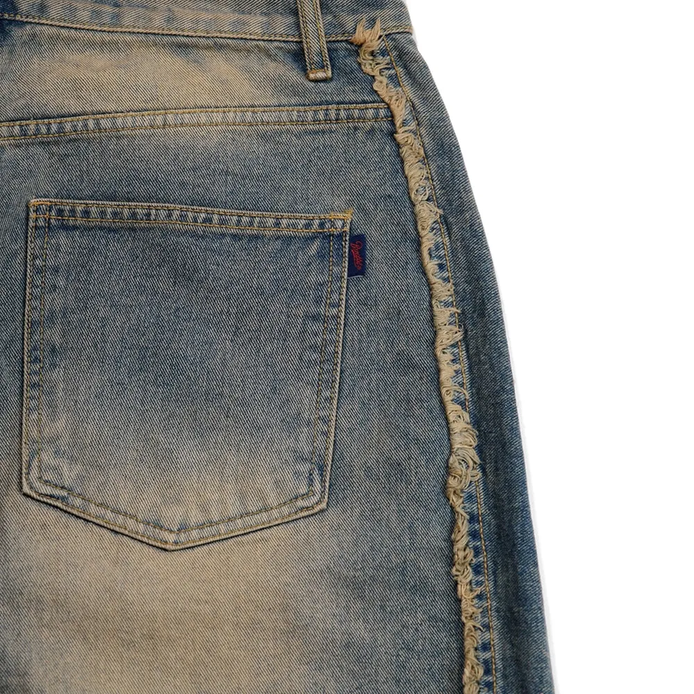 MID90 SIDE LINE LOOSEFIT DENIM PANTS VINTAGE BLUE