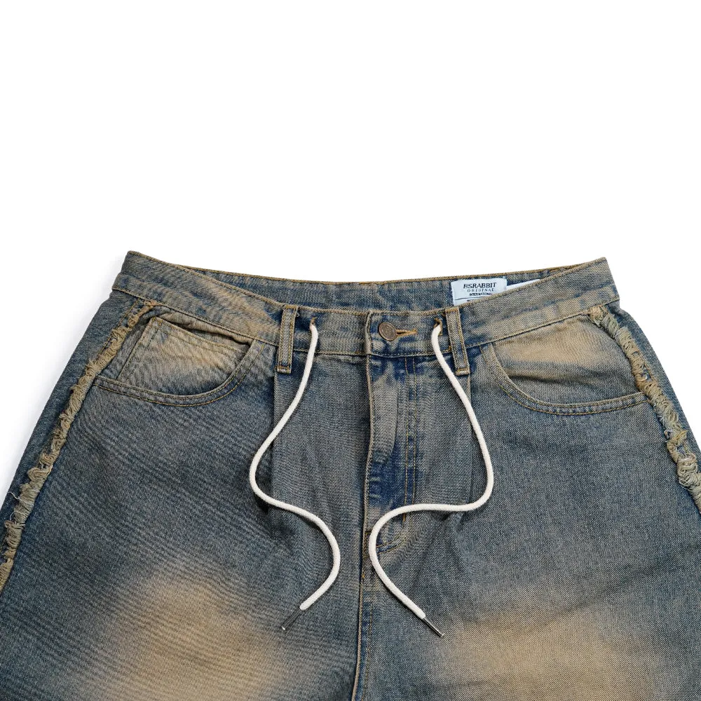 MID90 SIDE LINE LOOSEFIT DENIM PANTS VINTAGE BLUE