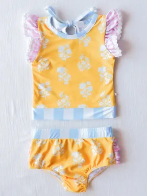 Miki Rash Guard - Sunshine Floral