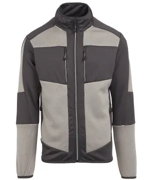 Mineral Grey/Ash - E-Volve unisex knit-effect stretch mid-layer