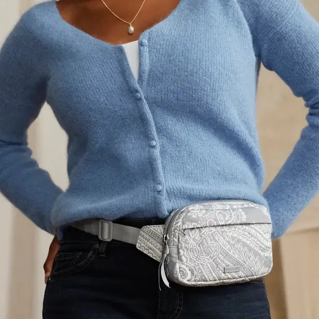 Mini Belt Bag - Cloud Gray Paisley