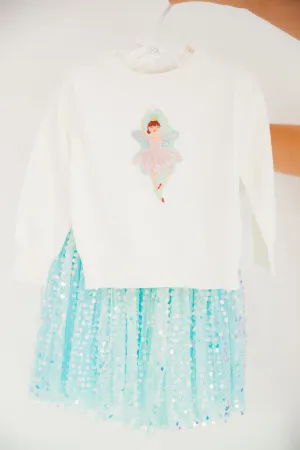 MINI KIDS SUGARPLUM FAIRY SWEATER