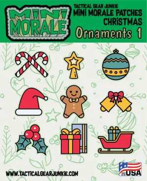 Mini Morale - Christmas Ornament Patch Pack 1