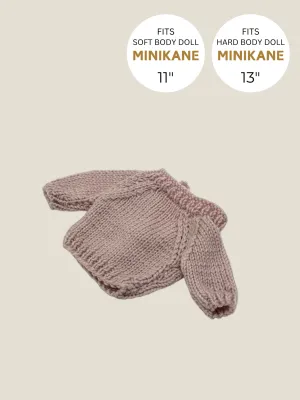 Minikane Doll Clothes | Knitted Pullover - Dusty Pink