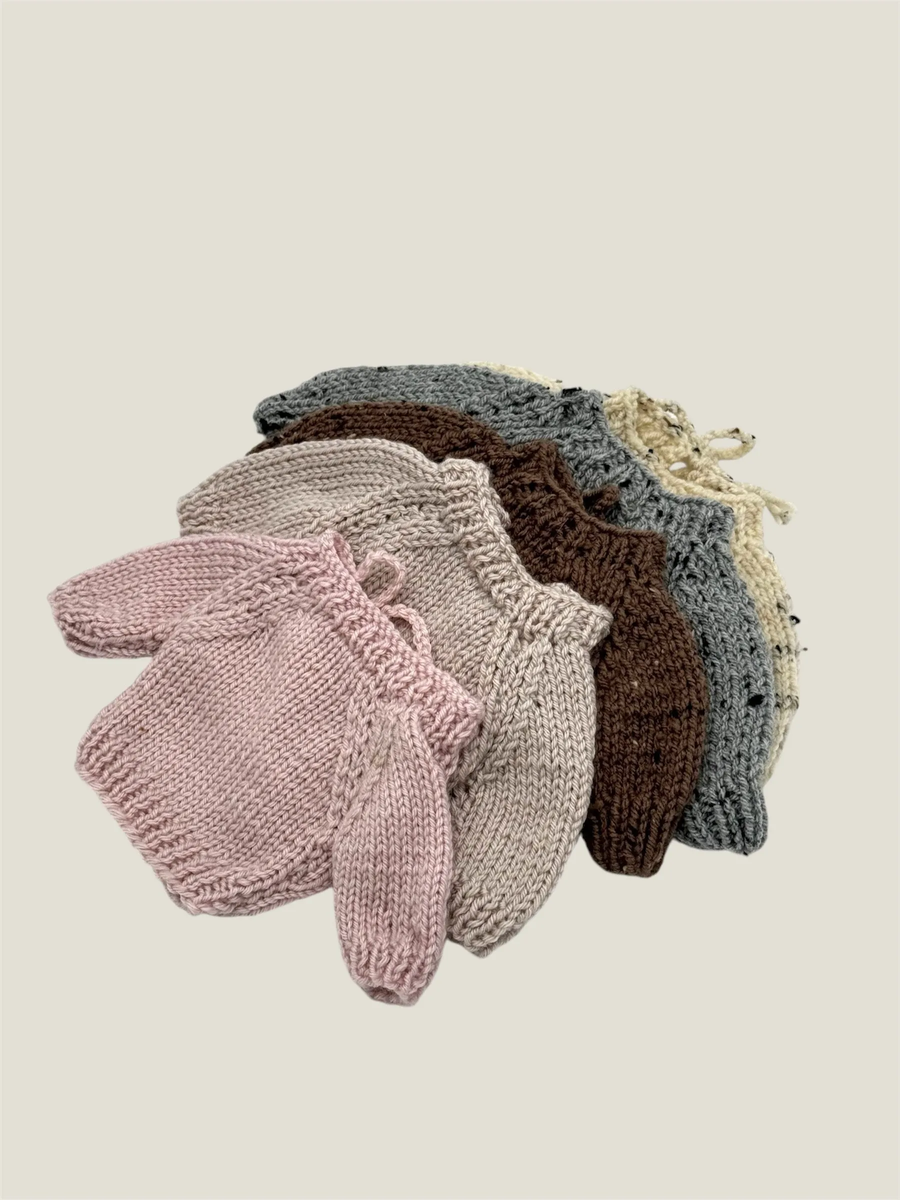 Minikane Doll Clothes | Knitted Pullover - Dusty Pink