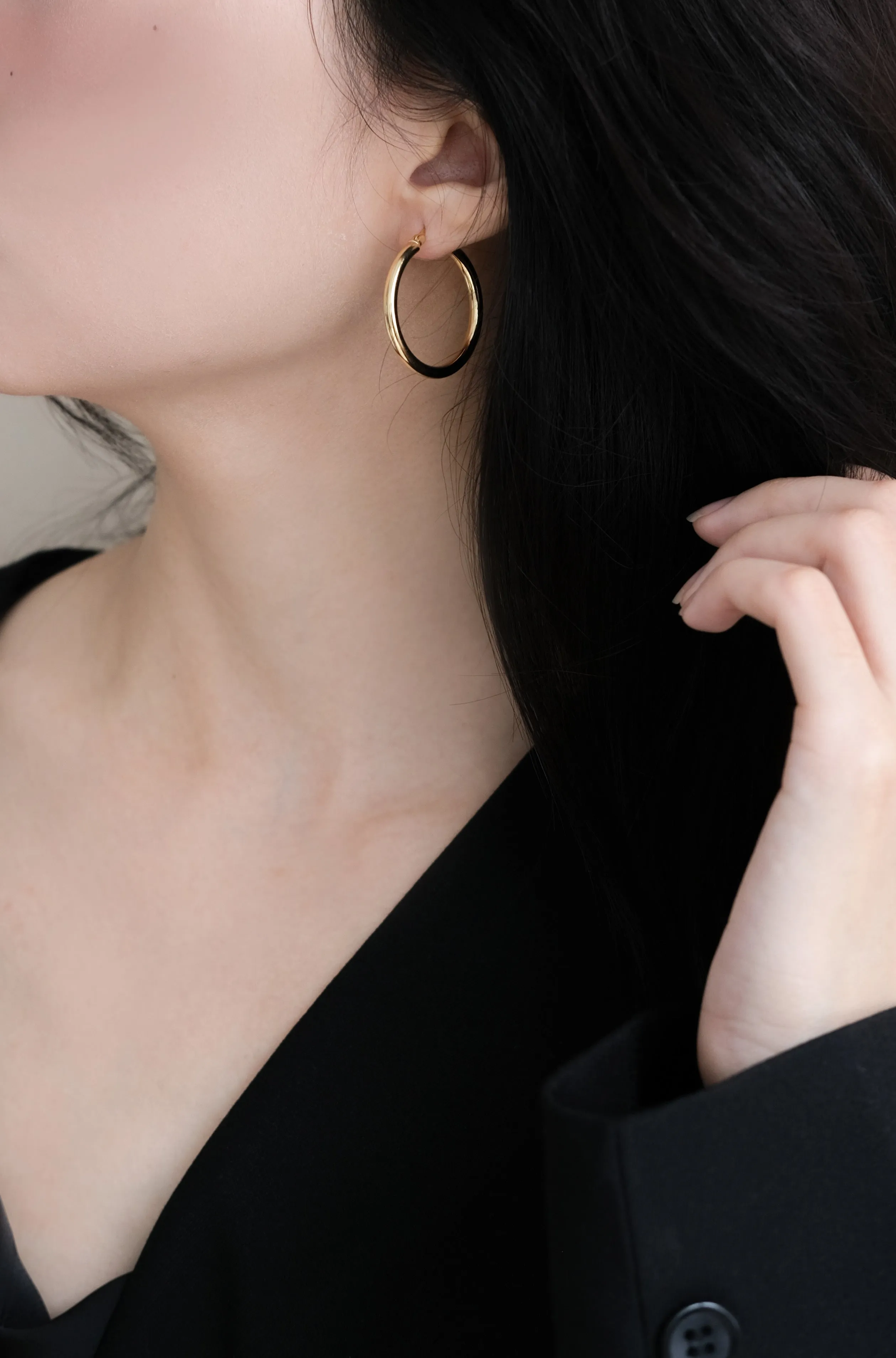 Minimalist Earrings Gold Vermeil