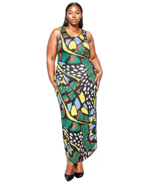 Misty Sleeveless Maxi Dress | Blue