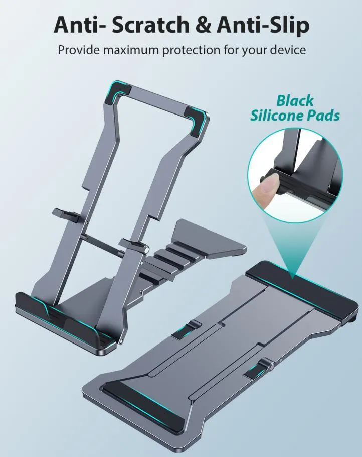 Mobile Phone and Tablet Desktop Stand, Adjustable Upgrade Model