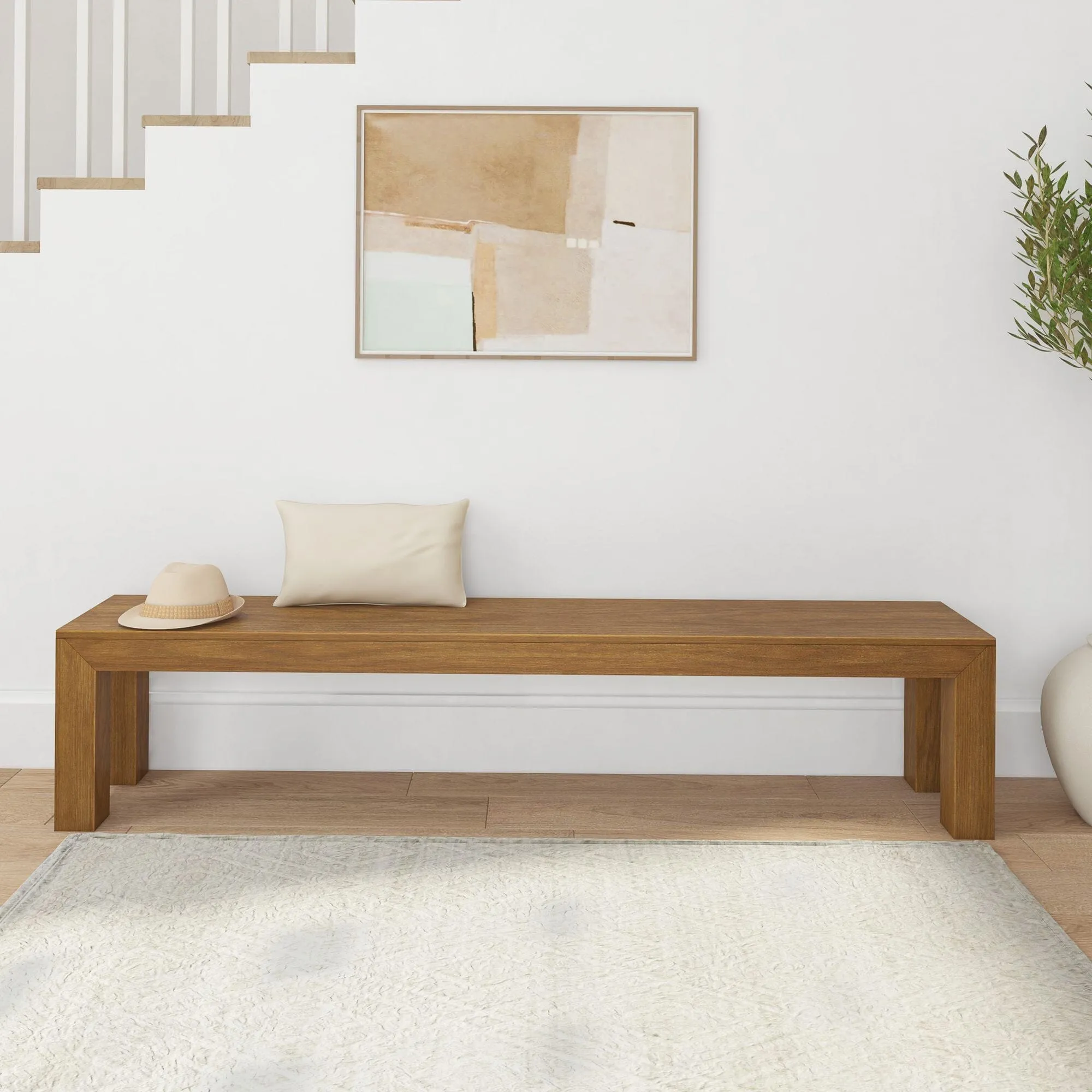 Modern Dining Bench - 83"