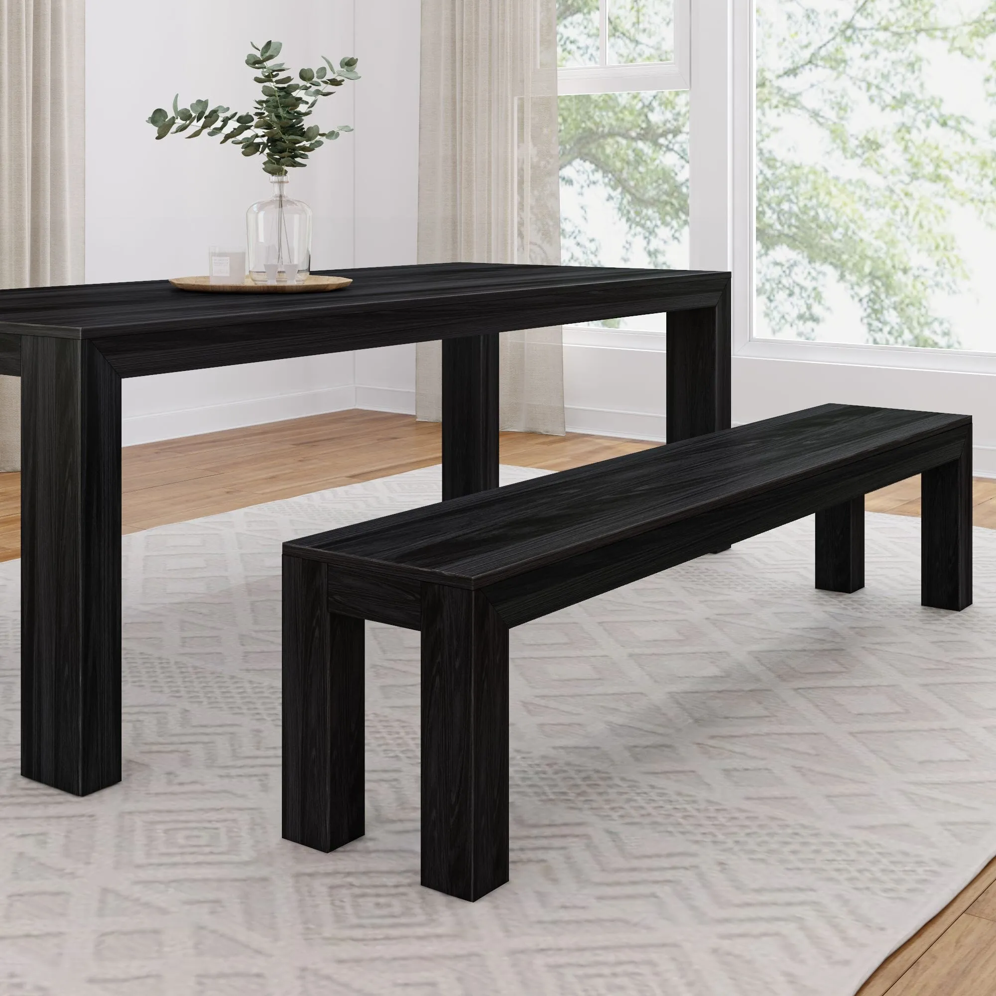Modern Dining Bench - 83"