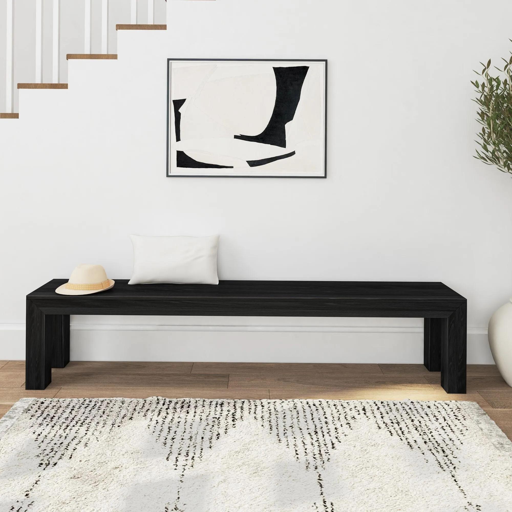 Modern Dining Bench - 83"