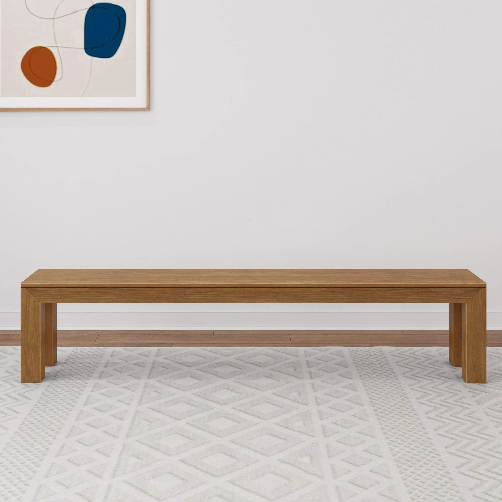 Modern Dining Bench - 83"