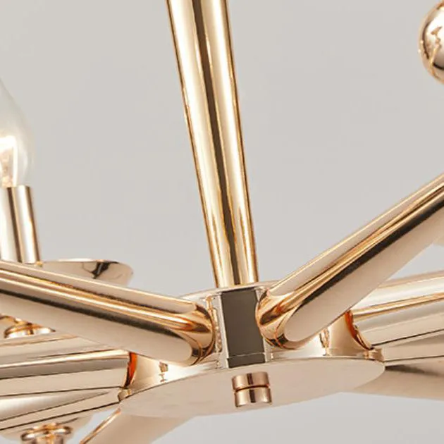 Modern Luxury Candelabra Iron 6/8/10/12/15 Light Chandelier For Living Room