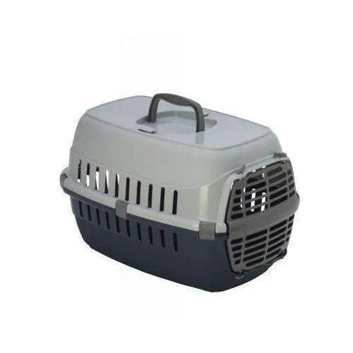 Moderna Road Runner Carrier 1 - With Plastic Door - Blue Berry
