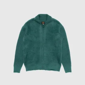 MOHAIR ZIPPED CARDIGAN