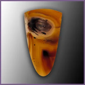 MOM458c Montana Moss Agate Cabochon