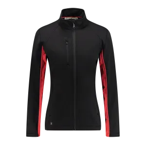 Monarch Black/Red Women's Softshell Jacket