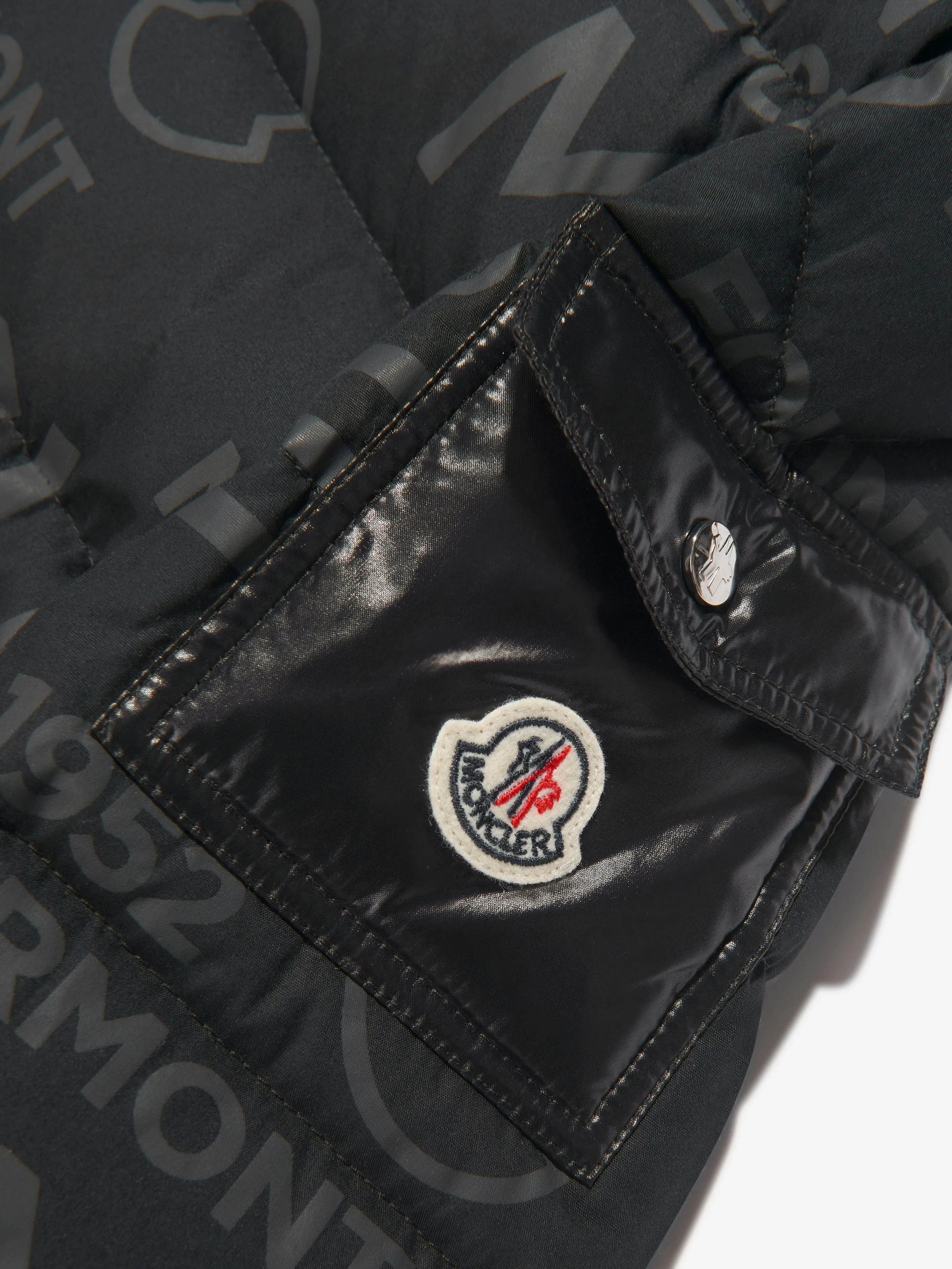 Moncler Enfant Boys Down Padded Orans Logo Jacket