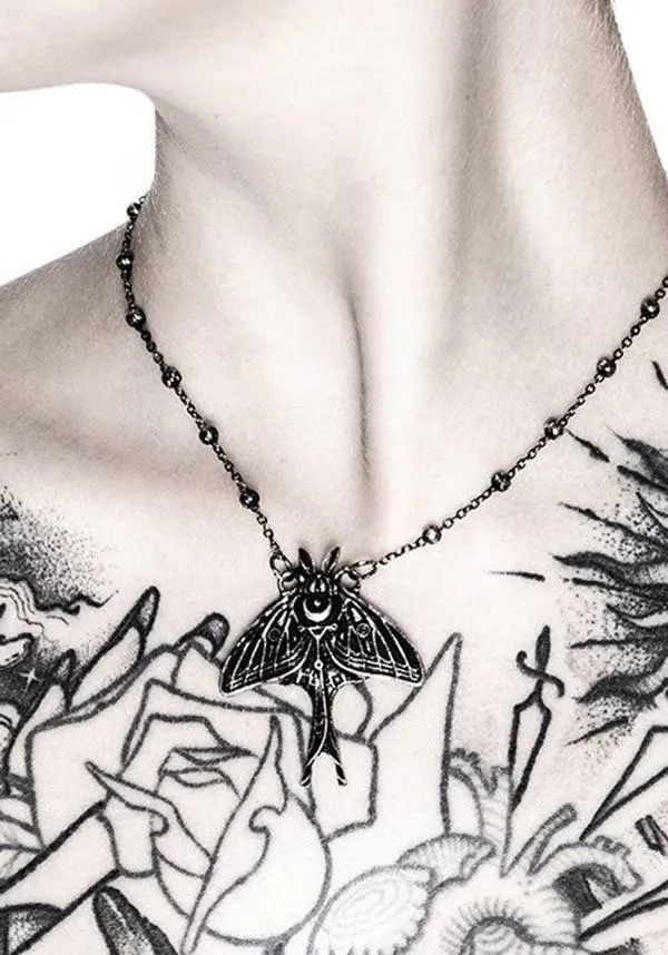 Moon Moth [Silver] | PENDANT
