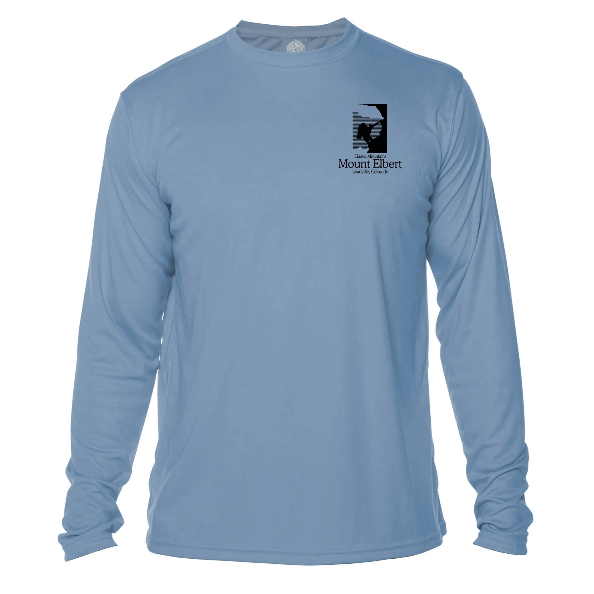 Mount Elbert Classic Mountain Long Sleeve Microfiber Men's T-Shirt