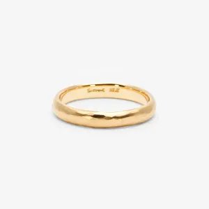 MR0134 | 3.5mm Half Round Hammered Band