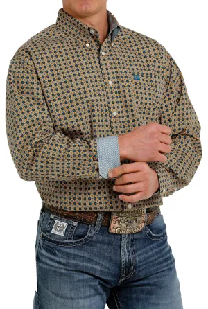MTW1105341 - Cinch Men's Geometric Button-Up Shirt