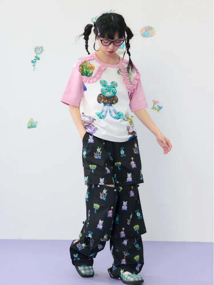 Multi Layer Patchwork Removable Summer Casual Pants【s0000009537】
