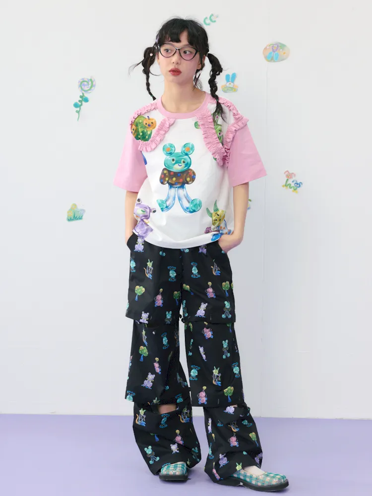 Multi Layer Patchwork Removable Summer Casual Pants【s0000009537】