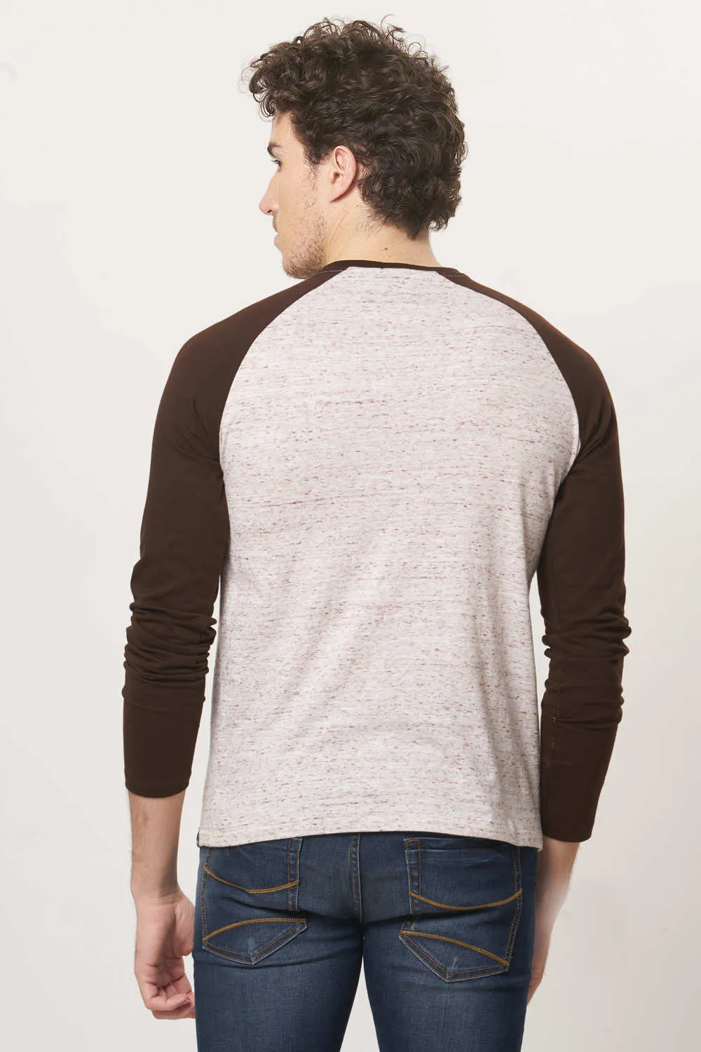 Muscle Fit Raglan Long Sleeve T.Shirt