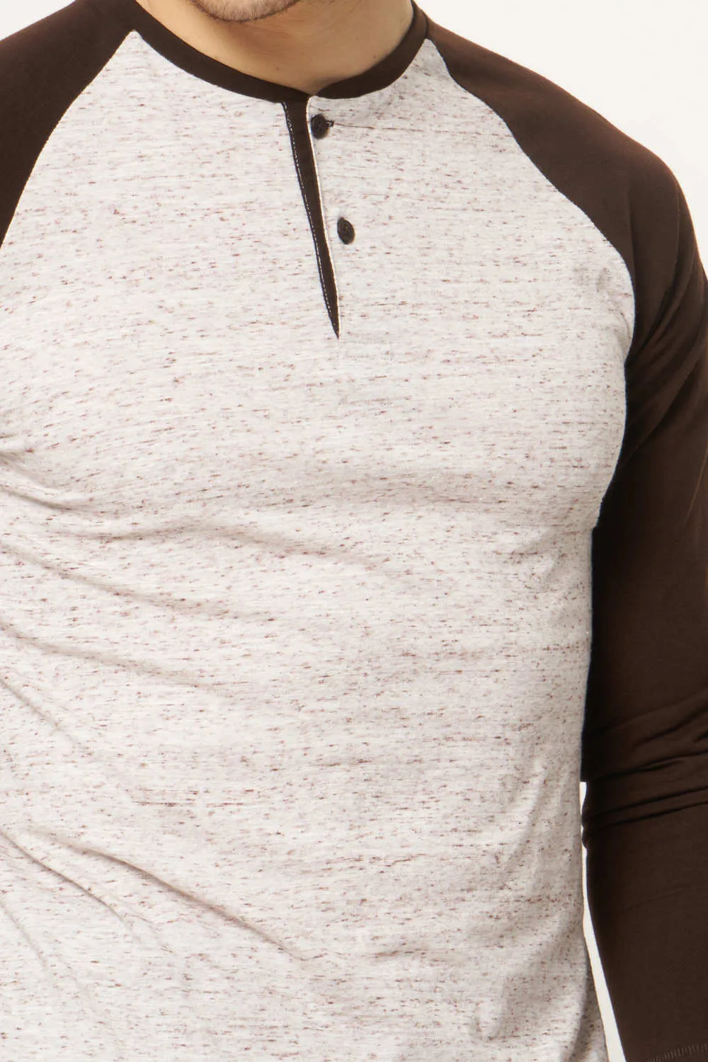 Muscle Fit Raglan Long Sleeve T.Shirt