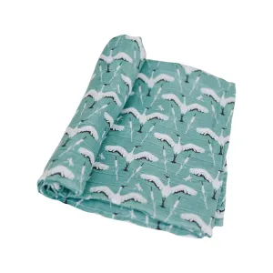 Muslin Swaddle Blanket Oh So Soft Crane
