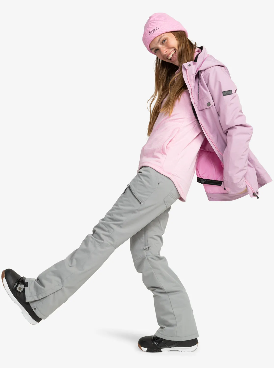 Nadia Technical Snow Pants - Heather Grey