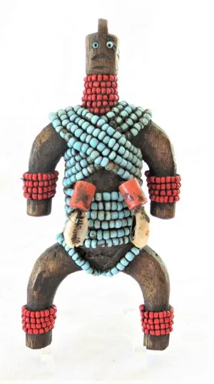 Namji Blue and Red Guardian Fetish Doll Figure
