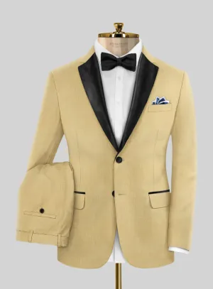 Napolean Old Khaki Wool Tuxedo Suit
