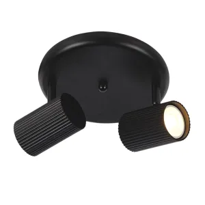 Nara Aluminium Double Spotlight Black | White
