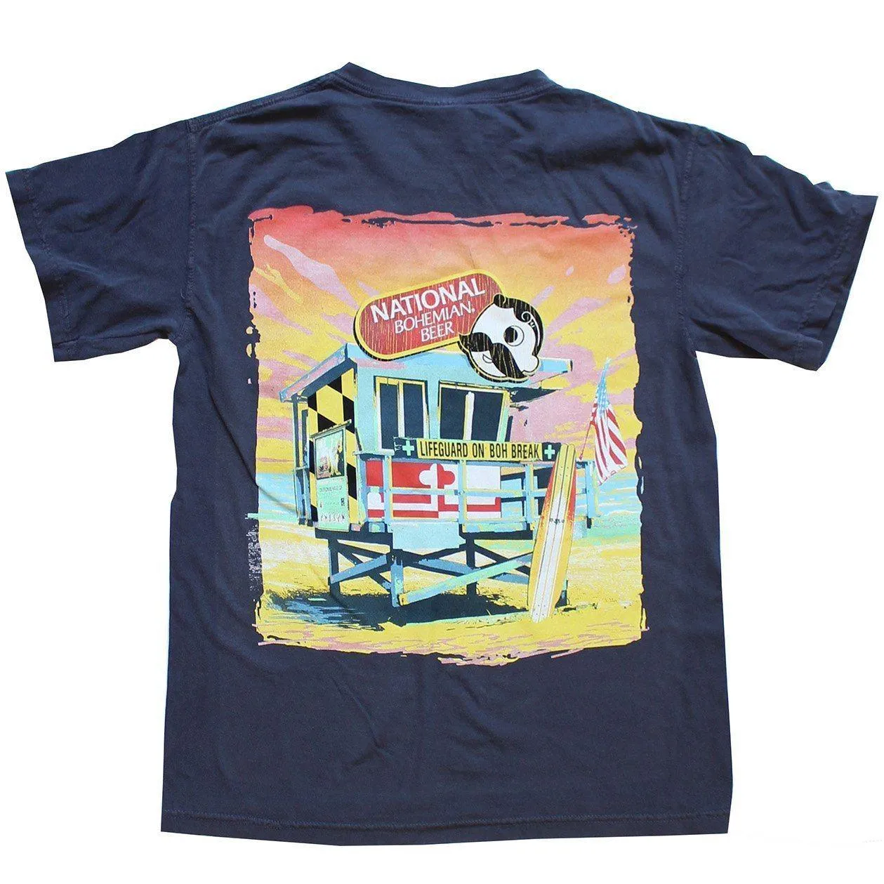 Natty Boh Lifeguard Stand (Navy) / Shirt