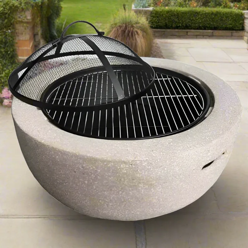 Net Cover BBQ Grill & Fire Bowl Large