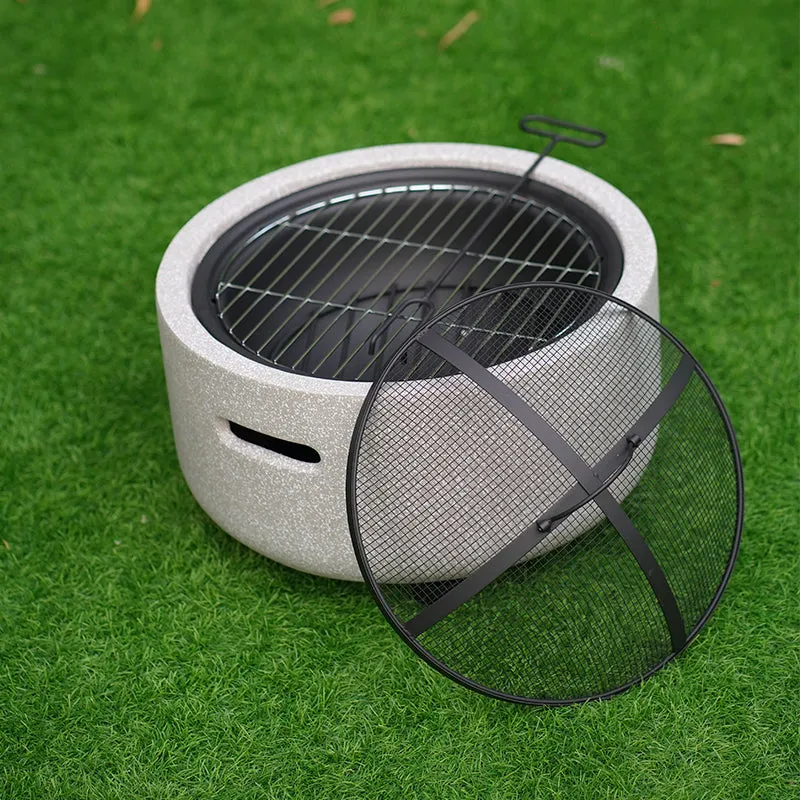 Net Cover BBQ Grill & Fire Bowl Large
