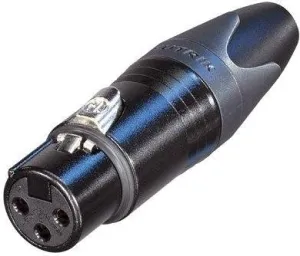 Neutrik NC3FXX-B 3 Poles XLR Female Cable Connector - Black