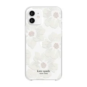 New - Kate Spade New York Apple iPhone 12/iPhone 12 Pro Protective Hardshell Case - Hollyhock Floral