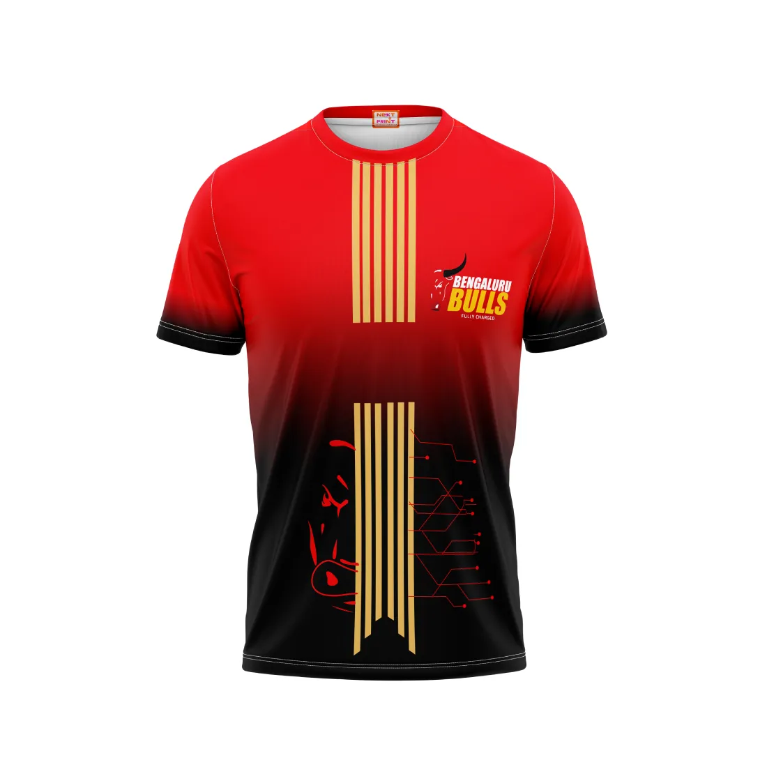 Next Print Kabaddi Bengaluru Bulls Jersey