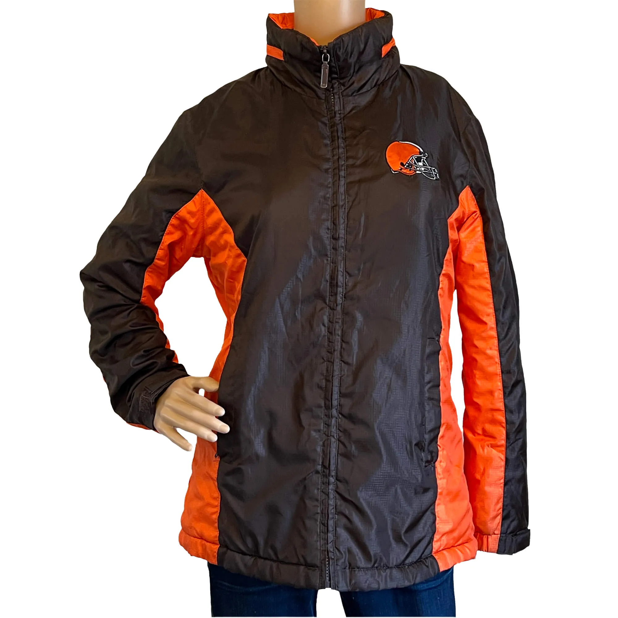 NFL For Her Cleveland Browns Fan Jacket - G-III Apparel. Size M